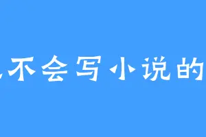 一位不会写小说的爱门