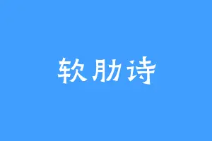 软肋诗