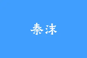 秦沫