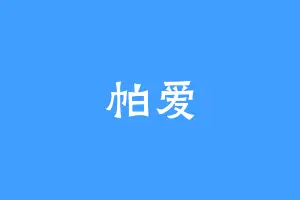 帕爱