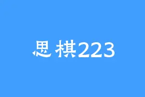 思棋223