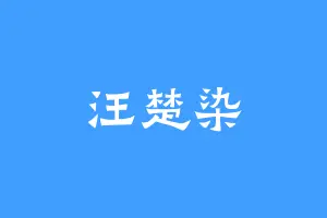 汪楚染