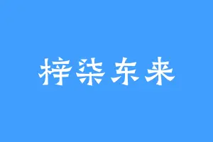 梓柒东来