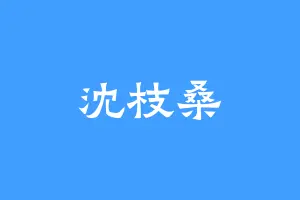 沈枝桑