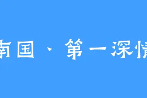 南国丶第一深情