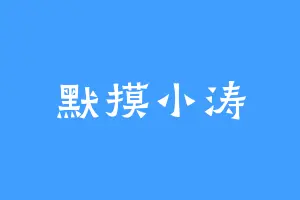 默摸小涛