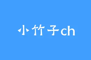 小竹子ch