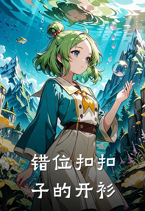 错位扣扣子的开衫