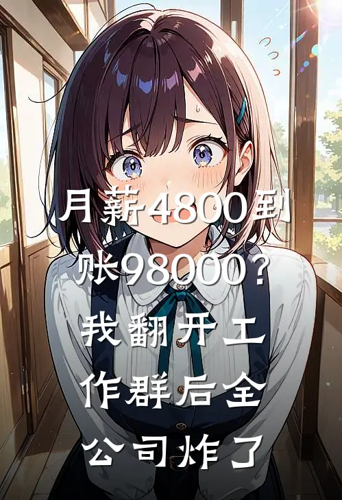 月薪4800到账98000？我翻开工作群后全公司炸了(秦筝李薇薇)全本免费小说_最新章节列表月薪4800到账98000？我翻开工作群后全公司炸了(秦筝李薇薇)